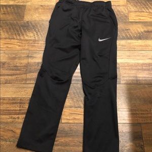 Nike black jogging pants.  Boys size Large.